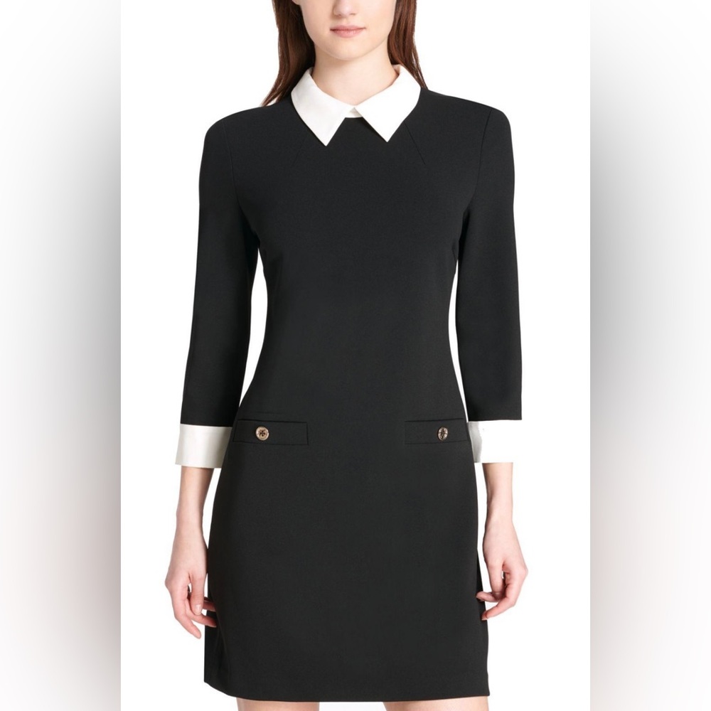 Tommy Hilfiger Collared Shift Dress